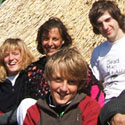 young volunteers on a course at Menter Y Felin Uchaf, Llyn Peninsula, North Wales